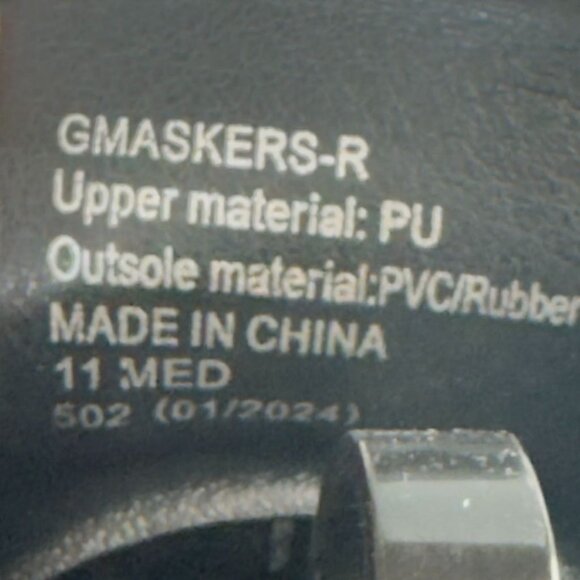 Mens Guess Black Loafers With Red Stripe & Metal G Logo Size 11 - Picture 8 of 10